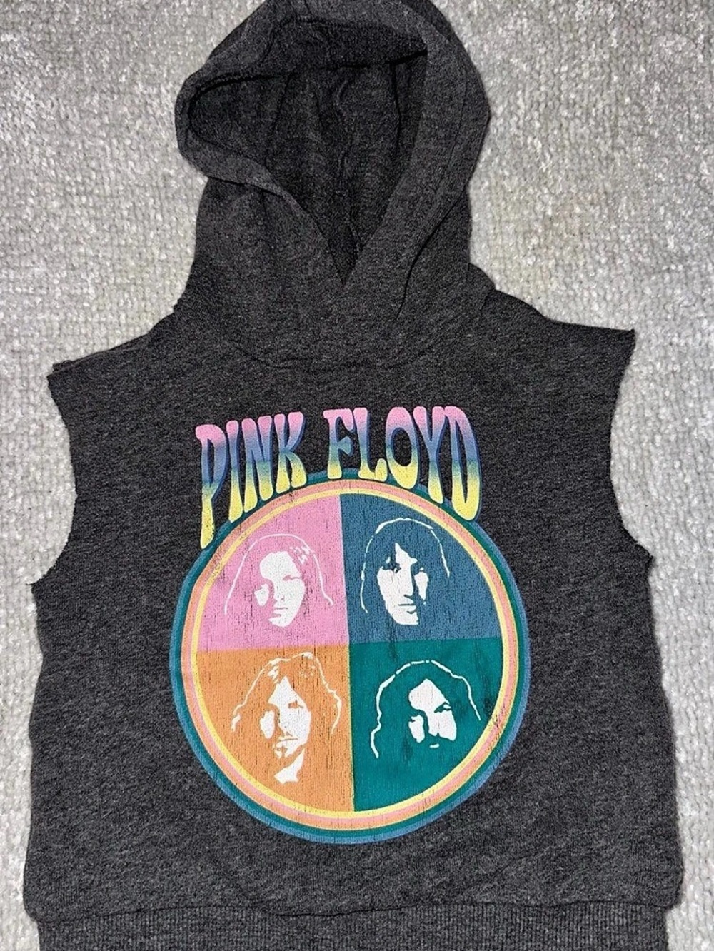 Pink Floyd graphic sleeveless hoodie Baby 18M